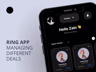 Ring App – Smart Deal Management & Network Optimization