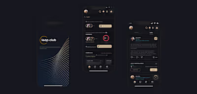 Leap.Club Mobile App UX Transformation
