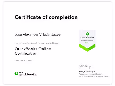 QuickBooks Pro Advisor Certification
