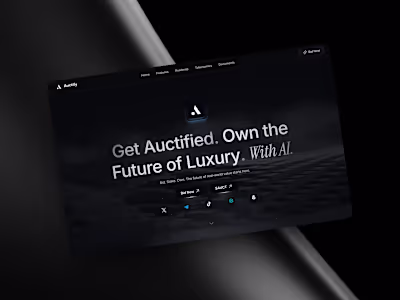 Framer Web3 Landing page Web Design
