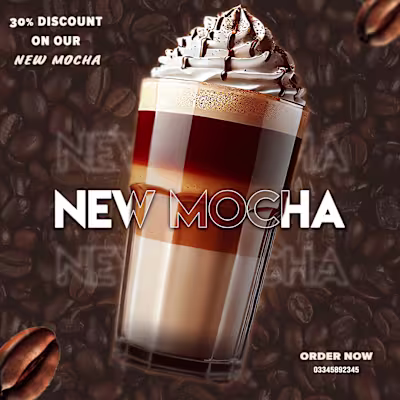 Visually appealing Promotional/ Coffee flyer