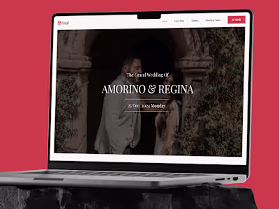 Wedding Framer Website