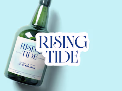 Rising Tide Gin, 2025, In-House
Illustrator