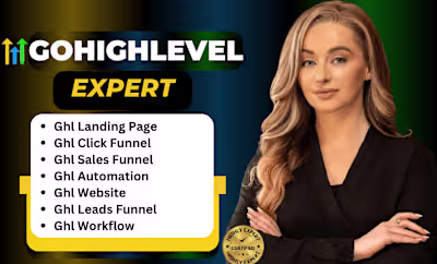 I will gohighlevel landing page gohighlevel website ghl automati