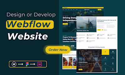 Figma to webflow- Design responsive webflow landing page