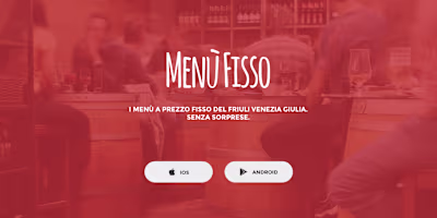 Menù Fisso - React Native application