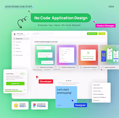 No code (Appforce Studio) Application Design