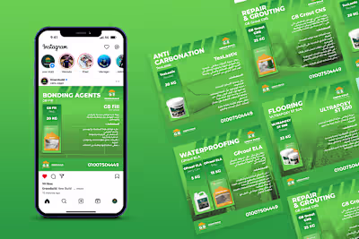 Green Build — Social Media Design