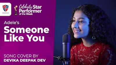 Adele's Someone Like You Cover By DEVIKA DEEPAK DEV |Crossroads…
