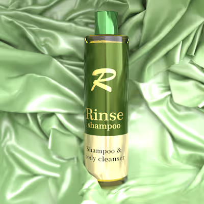 3D render of body cleanser