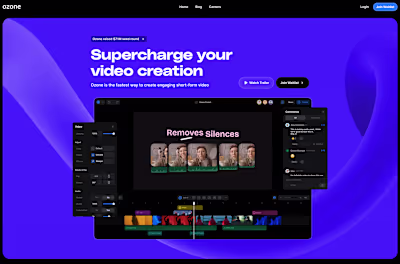 Ozone - Landing Page & Framer Development 