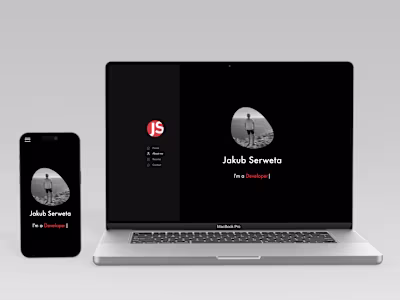 Personal landing page