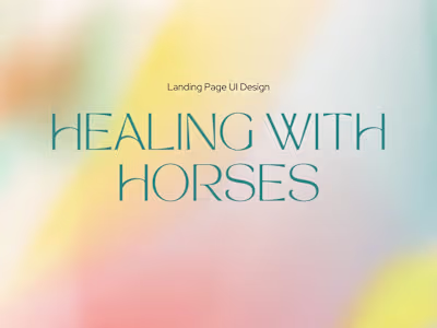Healing with Horses: UI Design