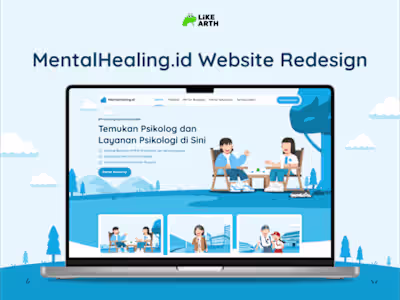 MentalHealing.id - Website Redesign