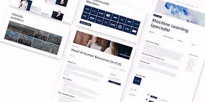 Complex Corporate Website in Webflow