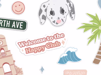 Lisa Gozlan Jewelry Sticker Sheet