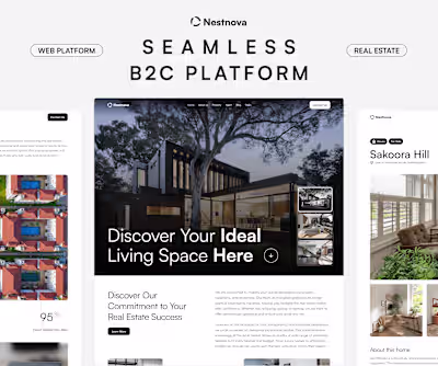 Nestnova – Modern Real Estate Experience UI UX