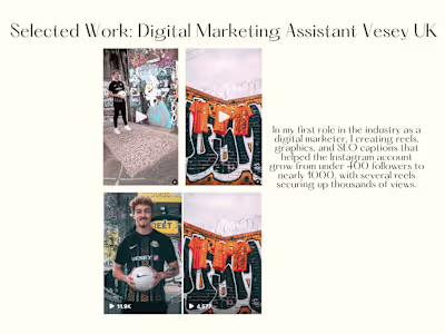 VeseyUK Social Media Manager