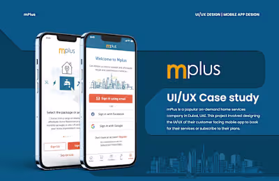 MPlus - Mobile App UI/UX Case study