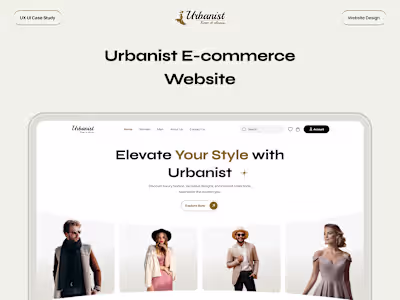 Urbanist E-commerce Website