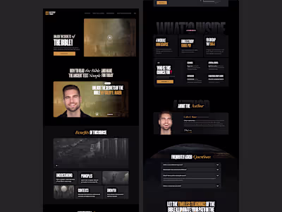 Renaissance-Themed Webinar Landing Page Design