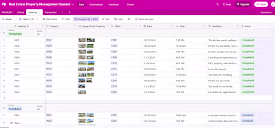 Real Estate Database & Client Portal for Property Management...