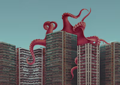 Urban Animal Collages - 2017