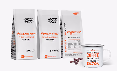 #onlyatviva coffee packaging on Behance