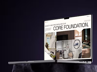 Built a website for a construction company — this one was a ...