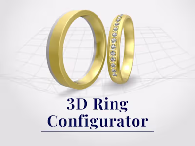 3D Ring Configurator - Jewelry Customization Platform