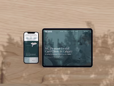 Dental Clinic Website Designed and Created in Wix | EditorX