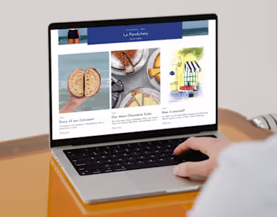 LE PONDICHERY - UI Web Design