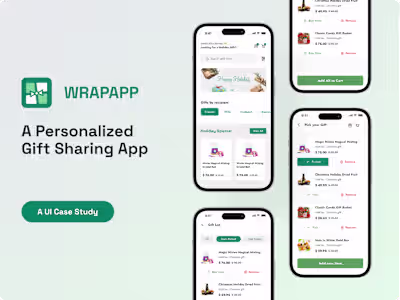 Personalized Gift Sharing App: A UI Case Study