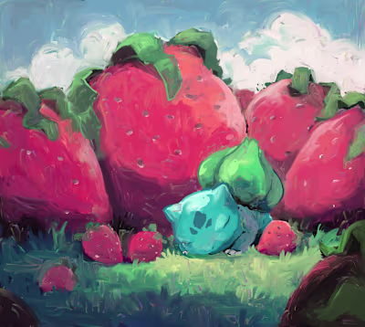 Bulbasaur Painting