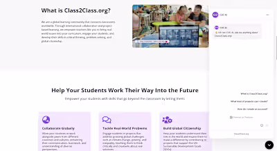 Exploring Class2Class, an AI-powered web conference platform...