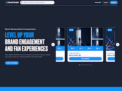 Founded, Built, and Raised @ Cloutchain