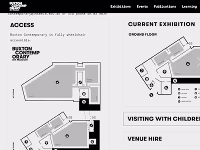 Buxton Contemporary Wayfinding