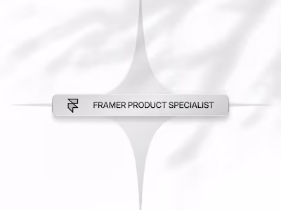 Framer Product Specialist Role