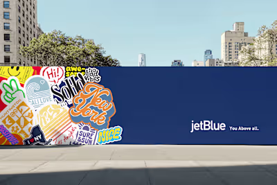 JetBlue Stickerz Cultural Campaign