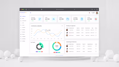 SASS Dashboard Design