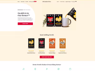 Shopify E-commerce Optimization for Kettle & Fire