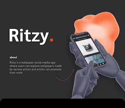 Ritzy - A Wallpaper Social Media App :: Behance