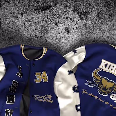 KIBRIS GFB Winter Season Varsity Jacket Design