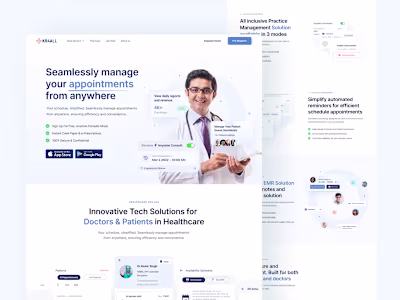Boosting The Doctor App Landing Page to Empower Doctors
