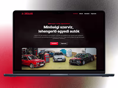 Custom Website for Redline Performance – Tuning Specialist