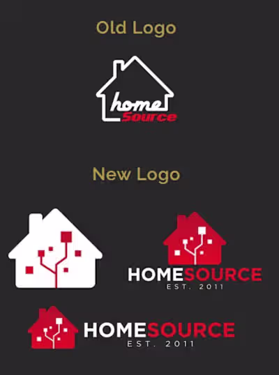 HomeSource Systems Logo Redesign
