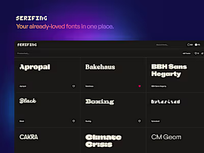 Serif.ing (https://Serif.ing) is the tool