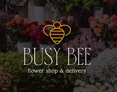 Busy Bee | Flower Shop on Behance