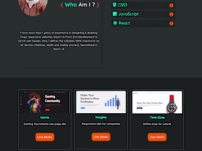 Nader - Personal Portfolio