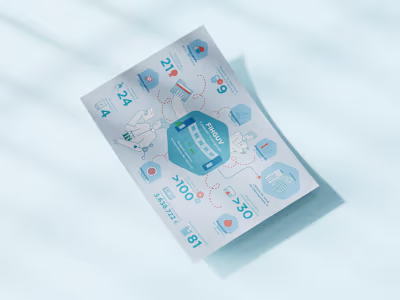 Brochure infographic design for Valencia General Hospital Fo...